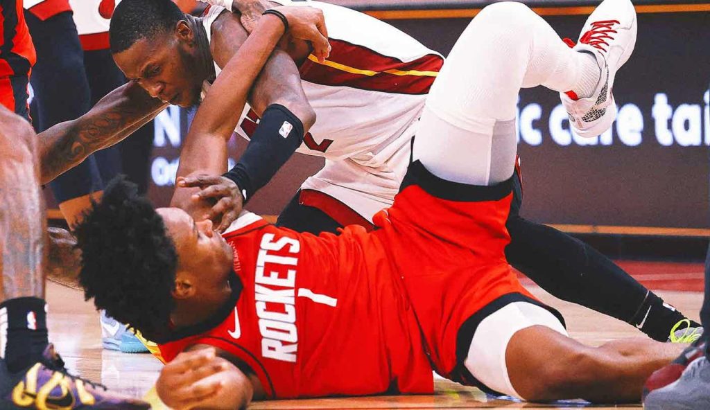 Amin Thompson, Terry Rozier diskors karena perannya dalam perkelahian Rockets-Heat