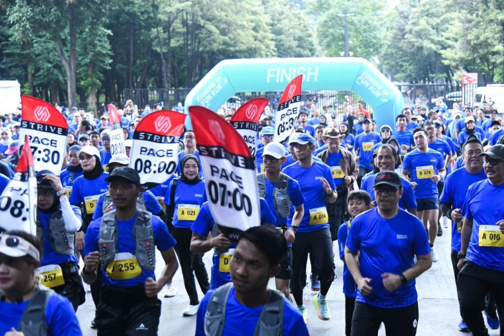 Kementerian mengadakan fun run untuk menghimbau masyarakat agar menghindari perjudian online