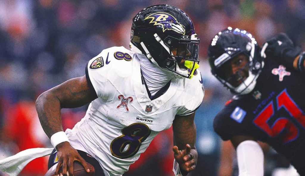 Lamar Jackson mendukung kasus MVP dalam kemenangan Natal Ravens 31-2 atas Texas