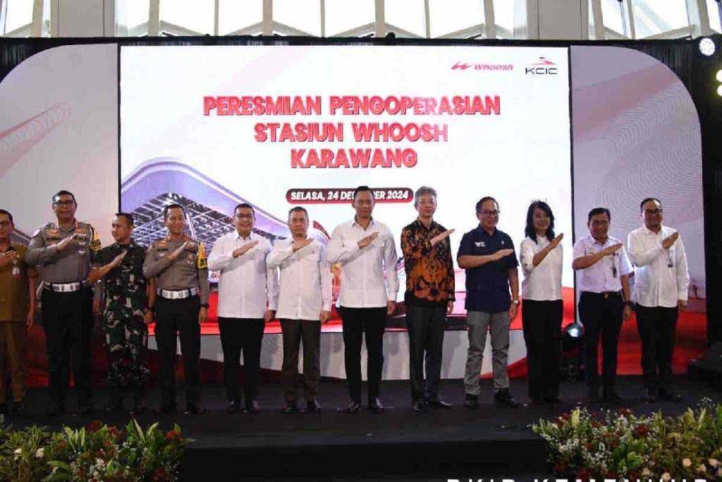 Pemerintah resmikan Stasiun Kereta Cepat Karawang