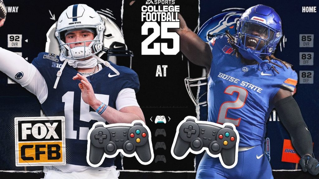 Penn State Nittany Lions vs.Boise State Broncos | CFP 2024 | Simulasi Sepak Bola Perguruan Tinggi 25