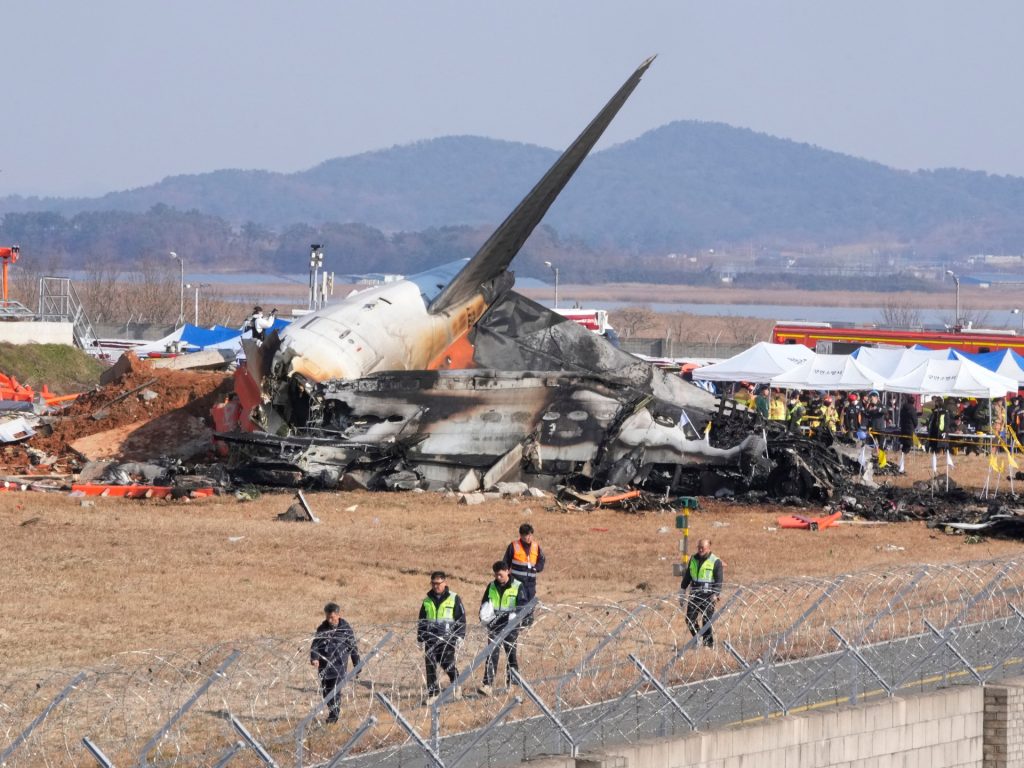 Pesawat penumpang jatuh di bandara Korea Selatan, menewaskan 120 | Berita Galeri