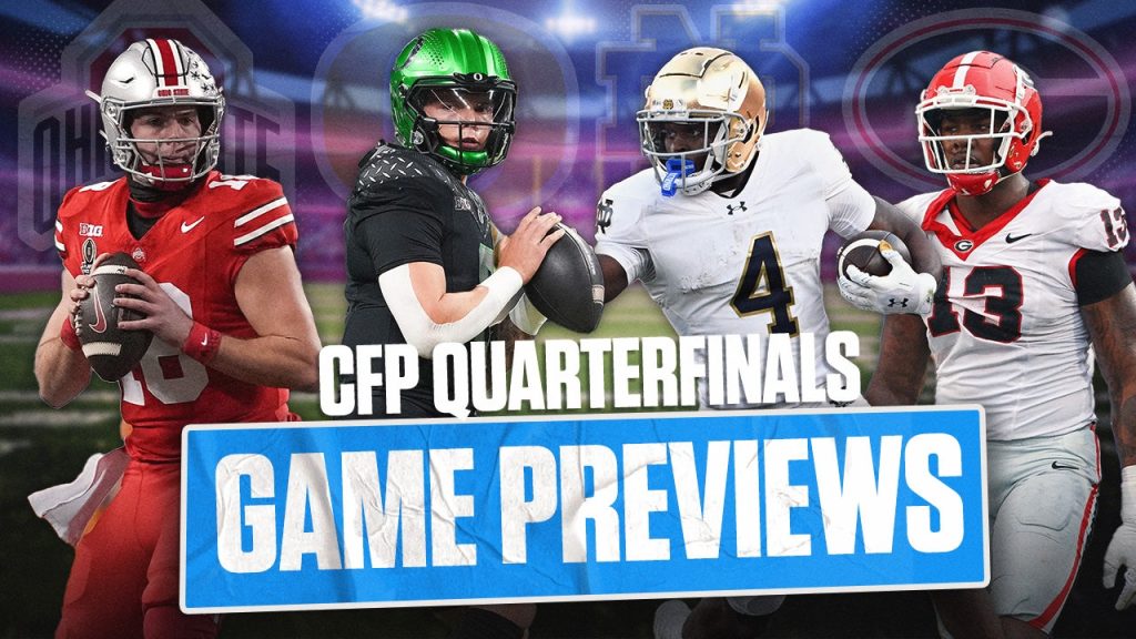 Playoff Sepak Bola Perguruan Tinggi: Ohio State vs. Oregon, pratinjau Notre Dame vs. Georgia, & taruhan terbaik