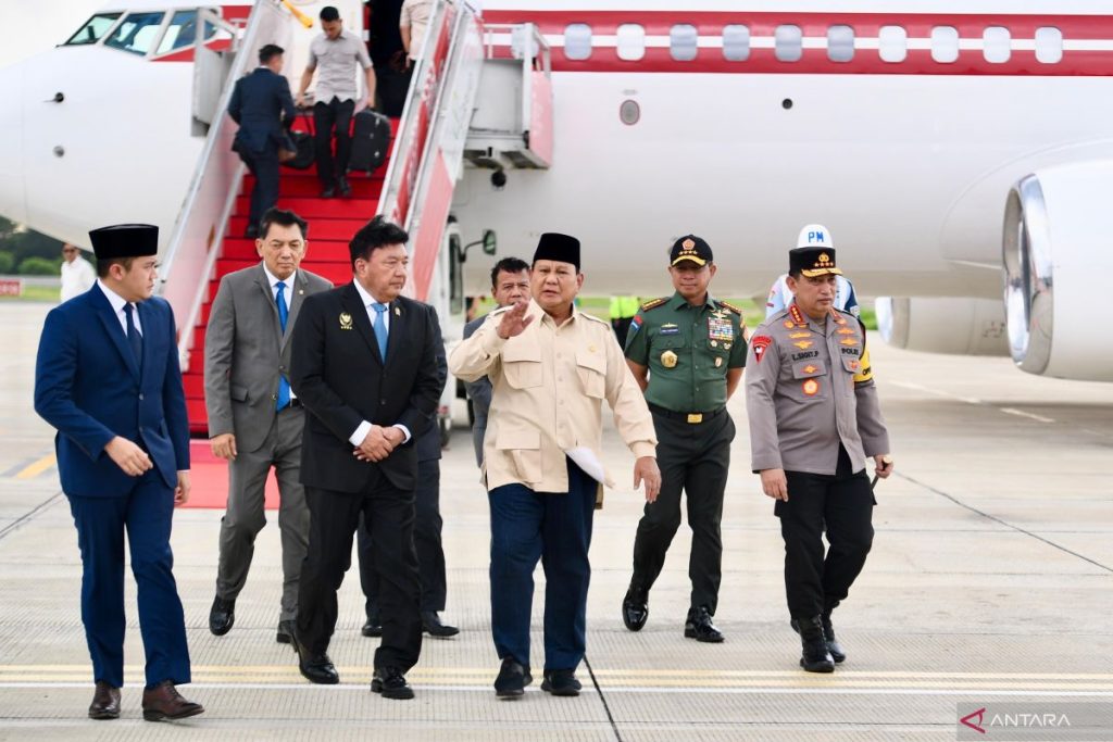 President Prabowo holds meeting on year-end holidays after Egypt visit