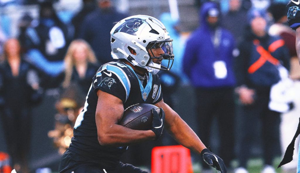 Rusher 1.000 yard Panthers, Chuba Hubbard (betis) di IR untuk dua game terakhir