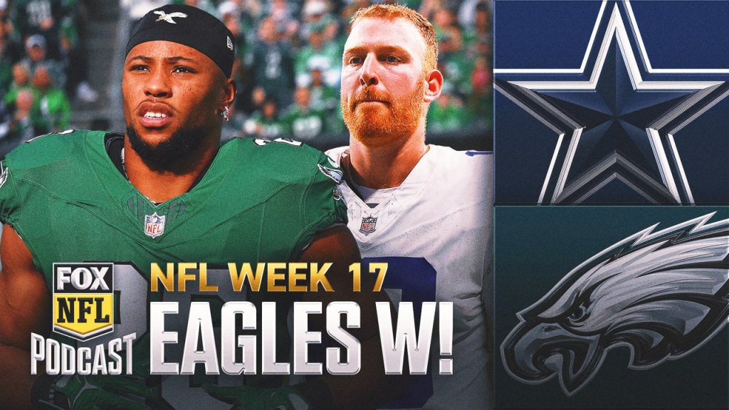 “Saquon Barkley membuat SEJARAH dalam kemenangan Philadelphia Eagles vs. Cooper Rush, Cowboys |”. NFL di FOX Pod