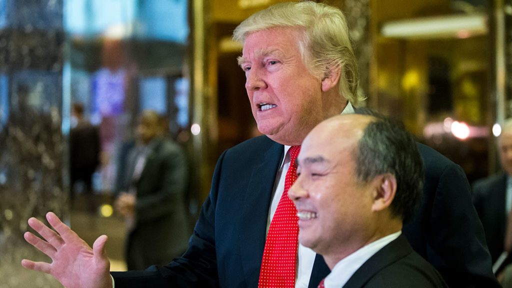 Softbank CEO and Trump to announce 0 billion U.S. investment