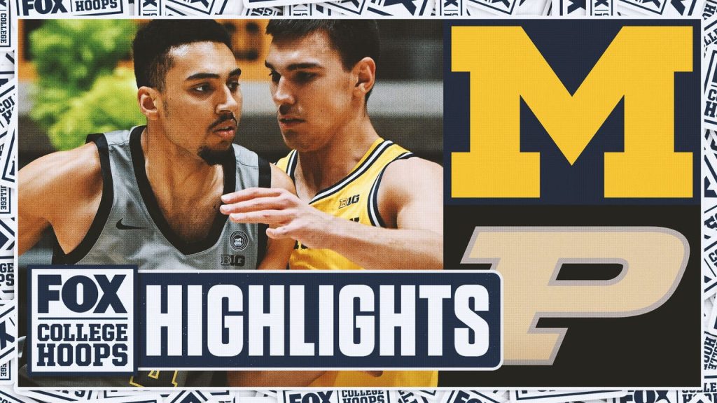 21 Michigan Wolverines vs. No. 11 Purdue Boilermakers Sorotan | Fox College Hoops