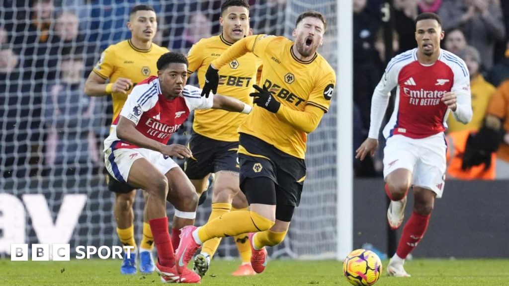 Arsenal: larangan myles lewis-skelly terbalik setelah kartu merah di serigala