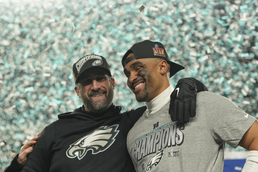 Bagaimana Jalen Hurts and the Eagles mengumpulkan 55 poin dalam perjalanan menuju kembalinya Super Bowl? Semuanya dimulai dengan perang mental.