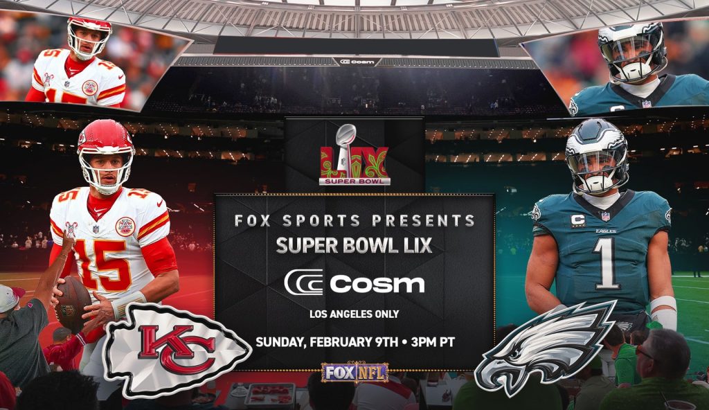 Fox Sports Presents Super Bowl Lix di Cosm: Detail & Informasi Tiket