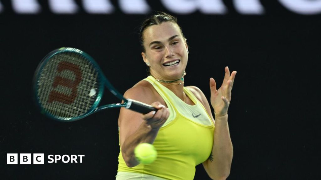 Hasil Australia Terbuka 2025: Aryna Sabalenka memulai upaya mempertahankan gelar dengan kemenangan atas Sloane Stephens