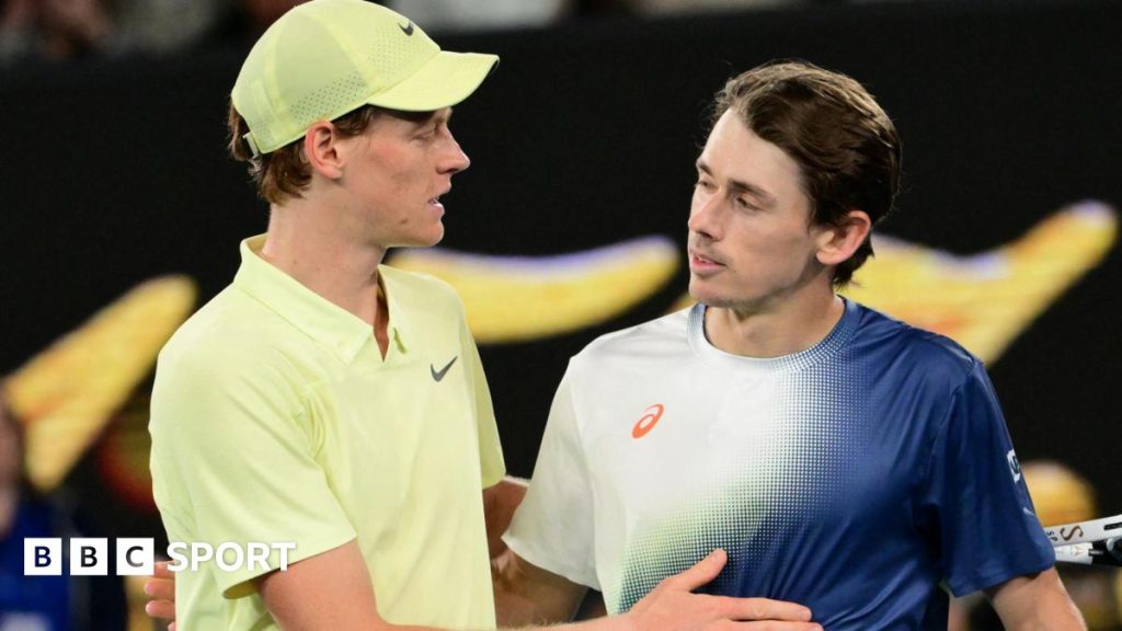 Hasil Australia Terbuka 2025: Jannik Sinner mengalahkan Alex de Minaur setelah Ben Shelton mengalahkan Lorenzo Sonego