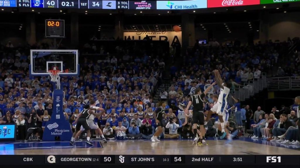 Jamiya Neal mencetak BUZZER-BEATER 3-POINTER untuk memperpanjang keunggulan Creighton atas Providence