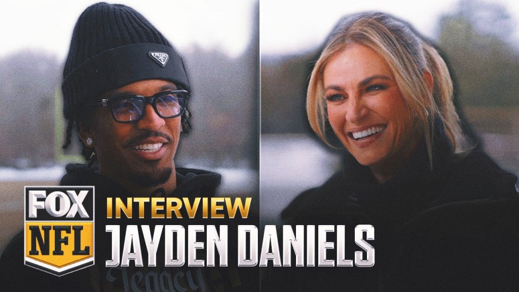 Jayden Daniels tentang Commanders vs. Lions, merefleksikan musim 2024 | FOX NFL Minggu