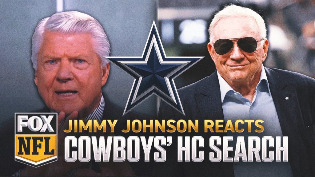 Jimmy Johnson REAKSI terhadap pencarian pelatih kepala Cowboys | NFL di FOX