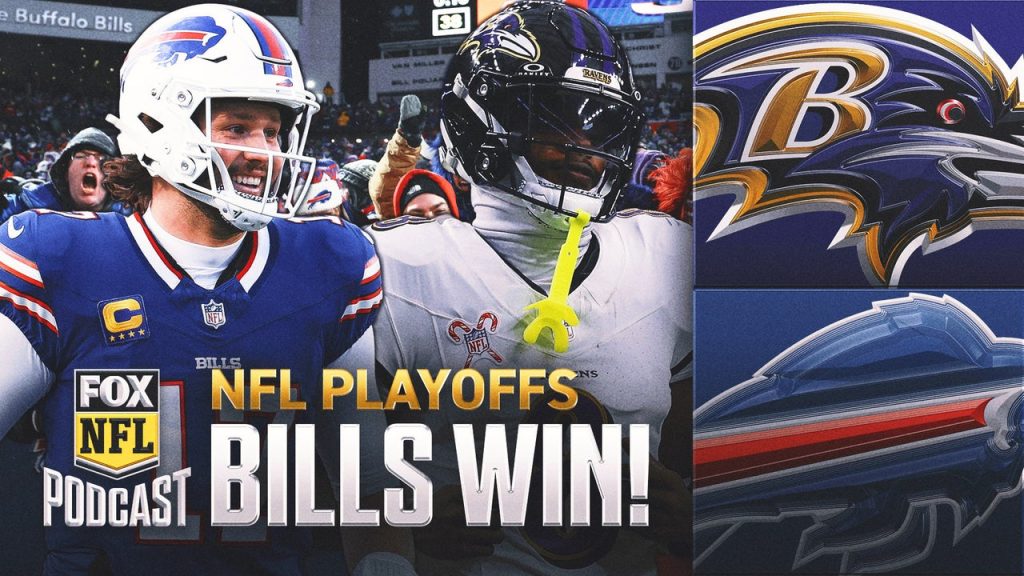 Josh Allen, Buffalo Bills TAHAN Lamar Jackson, Baltimore Ravens | NFL di FOX Pod