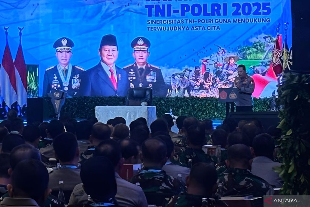 Kepala Polisi menyoroti keberhasilan TNI-Polri pada tahun 2024 kepada Presiden