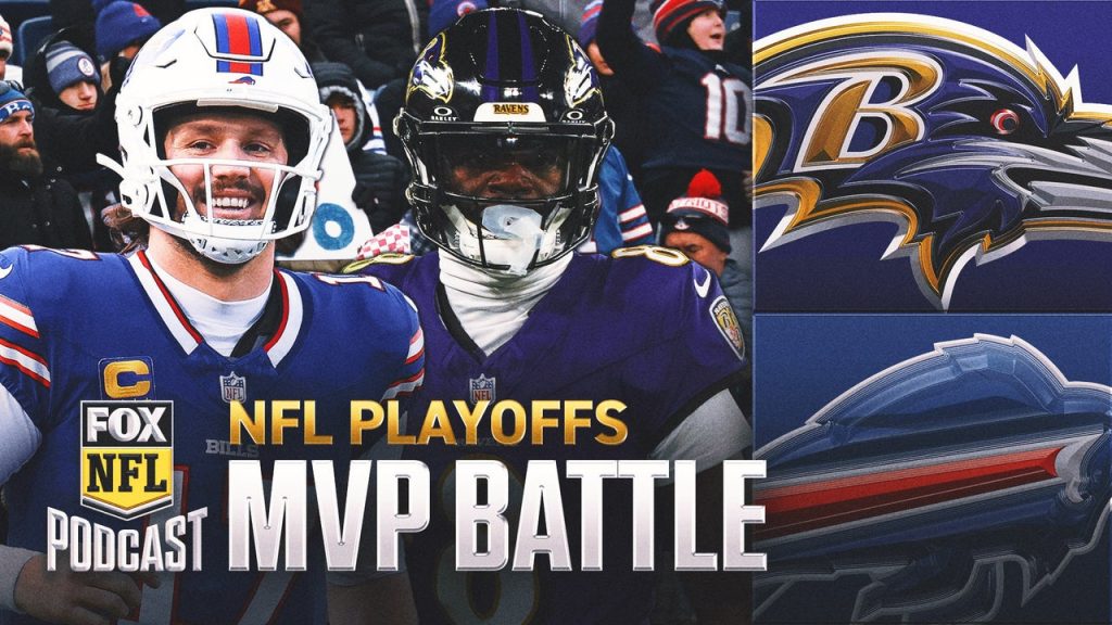 Lamar Jackson vs. Josh Allen: QB mana yang akan membawa tim mereka lebih dekat ke Super Bowl? | NFL di FOX Pod