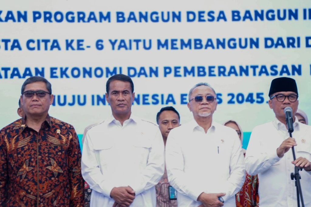 Menteri Sulaiman mendesak kepala desa untuk mendukung misi ketahanan pangan