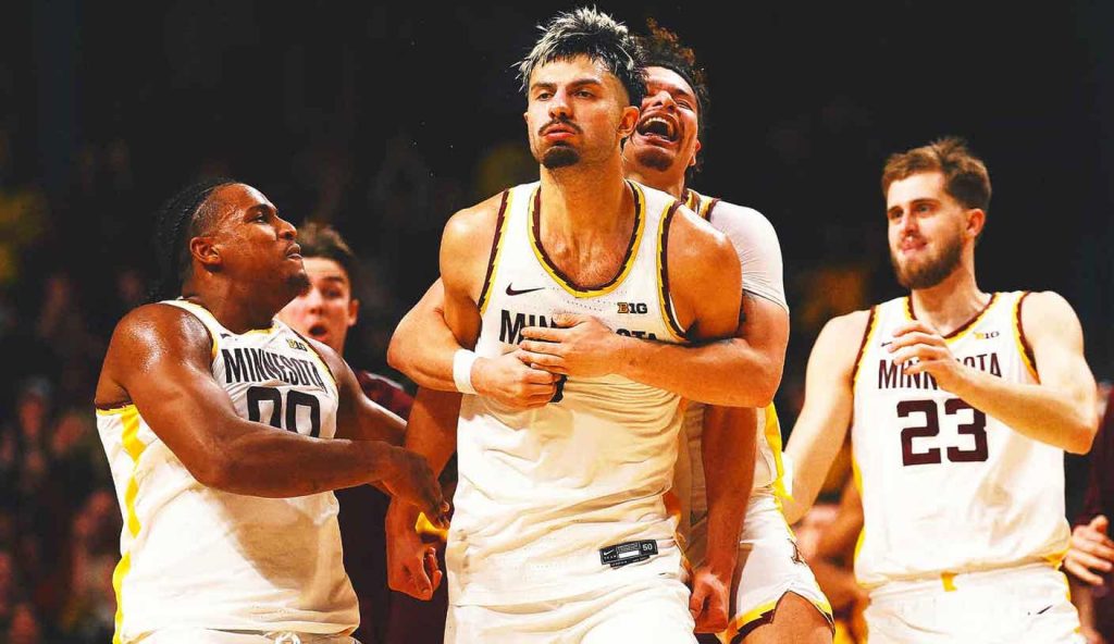 Minnesota mengejutkan Michigan No. 20 di PL melalui buzzer-beater 3 poin panjang Dawson Garcia