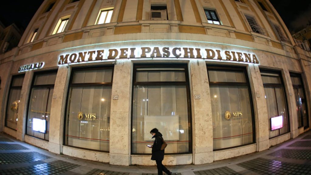 Monte dei Paschi membuat 13 miliar tawaran untuk Mediobanca