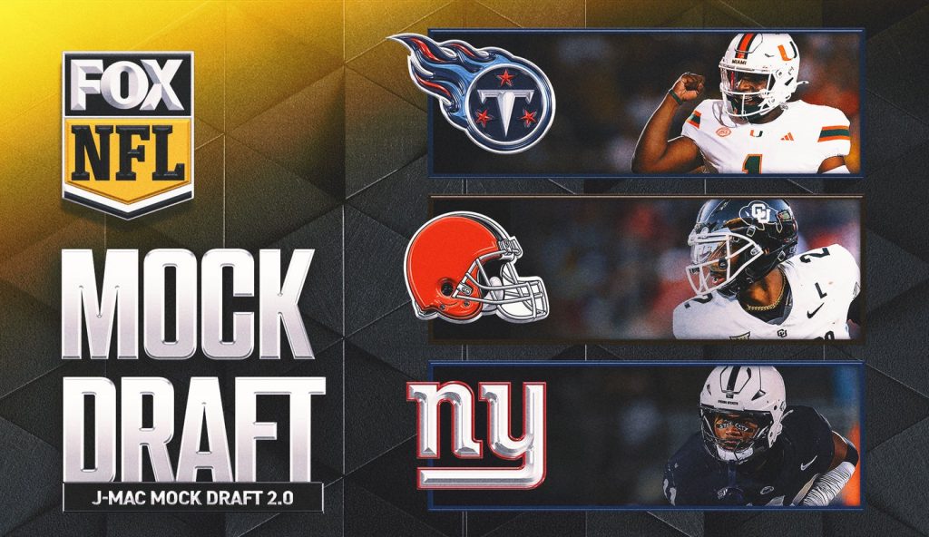 NFL Mock Draft 2.0 2025: Titans memilih Cam Ward daripada Shedeur Sanders di No.1