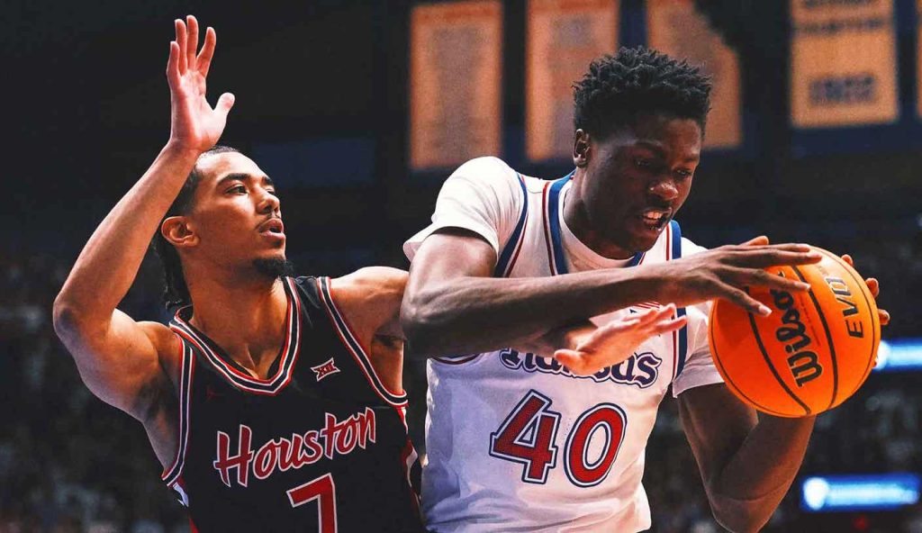 No. 7 Houston Rally, lebih dari sekali, ke bawah No. 12 Kansas 92-86 di OT ganda