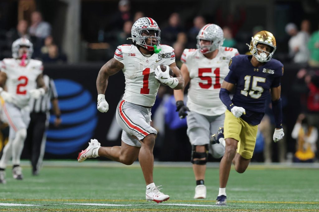 Ohio State RB Quinshon Judkins menyatakan untuk 2025 NFL Draft