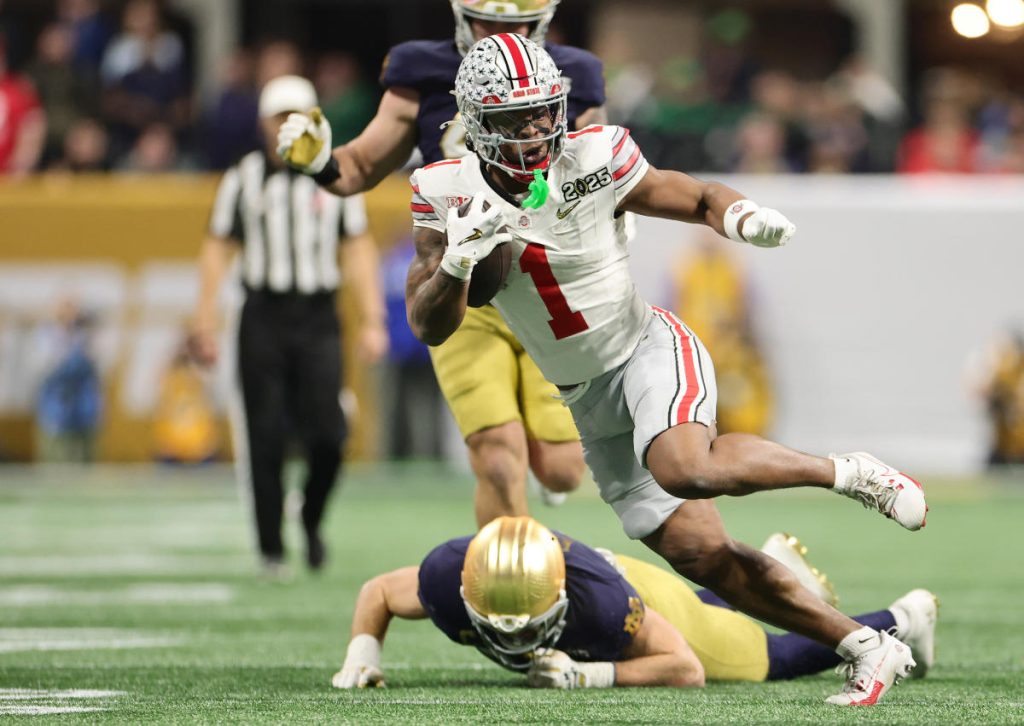 Pembaruan langsung Ohio State vs. Notre Dame, skor: Ikuti Pertandingan Kejuaraan Nasional Playoff Sepak Bola Universitas