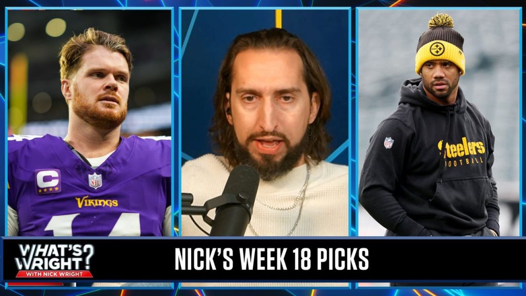 Pilihan Nick: Viking (+2.5) mengalahkan Lions, Steelers (+2) mengalahkan Bengals di Minggu 18 | Apa itu Wright?