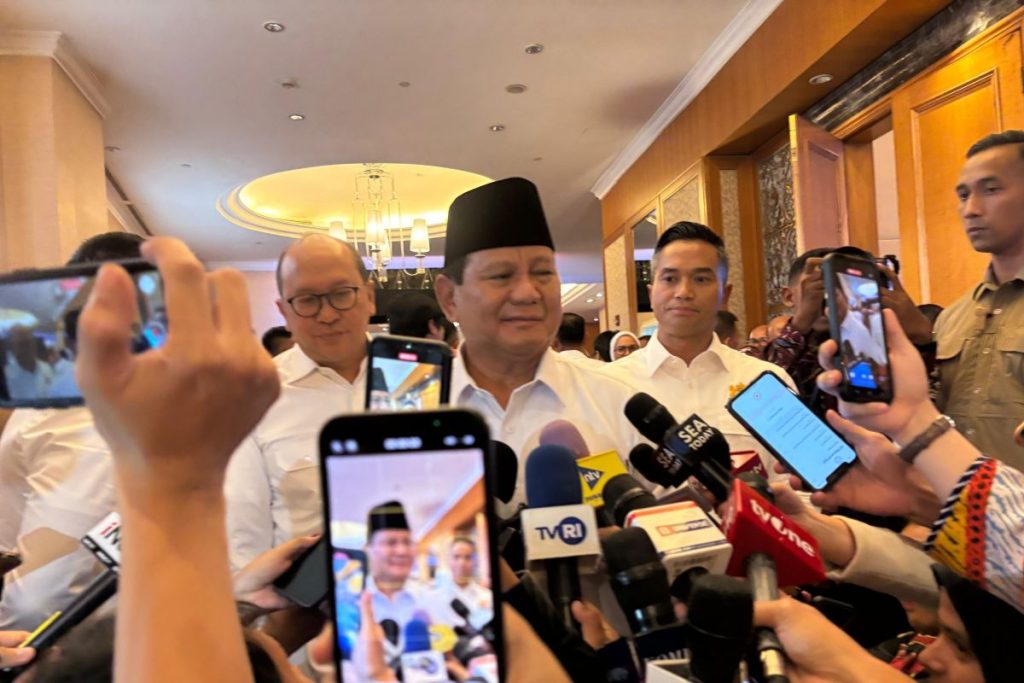 Prabowo mengatakan semakin yakin dengan pertumbuhan 8%.