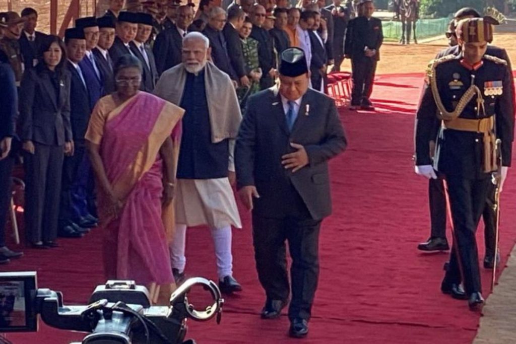 Prabowo menyoroti hubungan ramah india dengan India