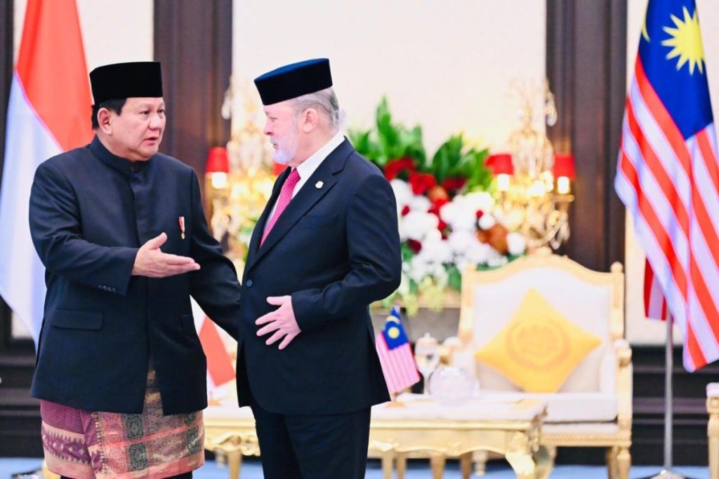 Prabowo merayakan 45 tahun ikatan dengan raja Malaysia