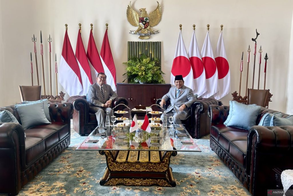 Presiden Prabowo menerima kunjungan PM Jepang di Istana Bogor