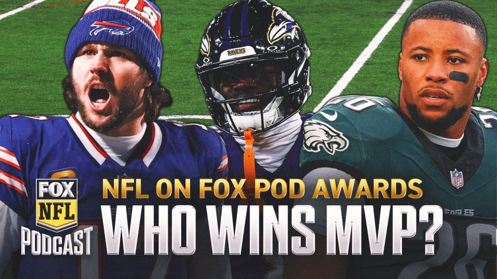 Saquon Barkley, Lamar Jackson & Josh Allen Headline NFL di Fox’s MVP Award | NFL di Fox Pod