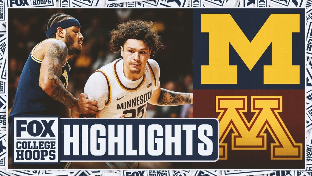 Sorotan Michigan Wolverines No.20 vs. Minnesota Golden Gophers | Lingkaran Perguruan Tinggi FOX