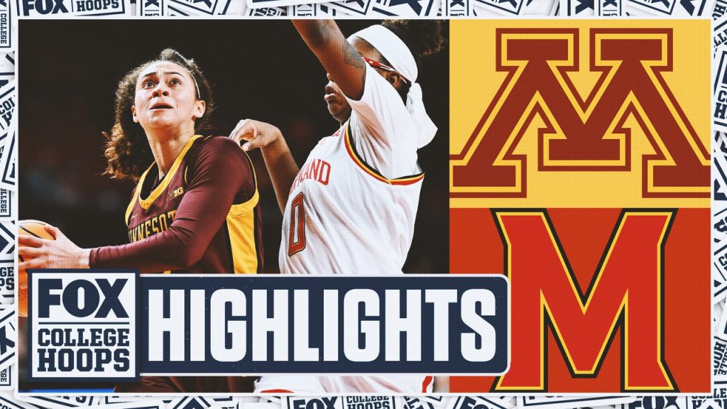 Sorotan Minnesota Golden Gophers No.24 vs.No.8 Maryland Terrapins | Lingkaran Perguruan Tinggi FOX