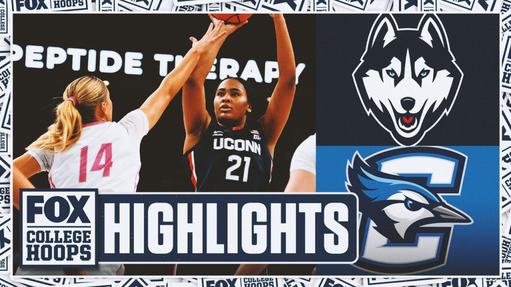 Sorotan No.6 UConn Huskies vs.Creighton Bluejays | Lingkaran Wanita FOX College