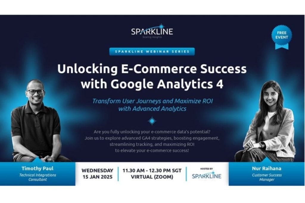 Sparkline Menyelenggarakan Webinar Eksklusif tentang Memanfaatkan Google Analytics 4 untuk Kesuksesan E-Commerce