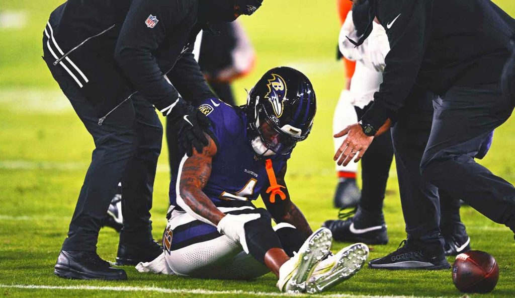 Status Ravens WR Zay Flowers untuk permainan playoff wild-card tidak pasti karena cedera