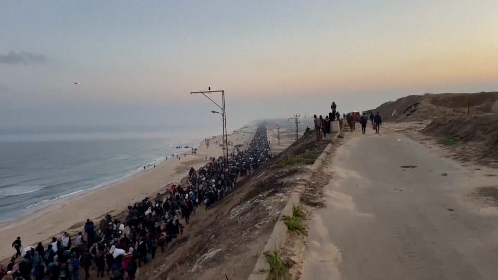 Video: Ribuan warga Palestina memadati jalan untuk kembali ke Gaza utara