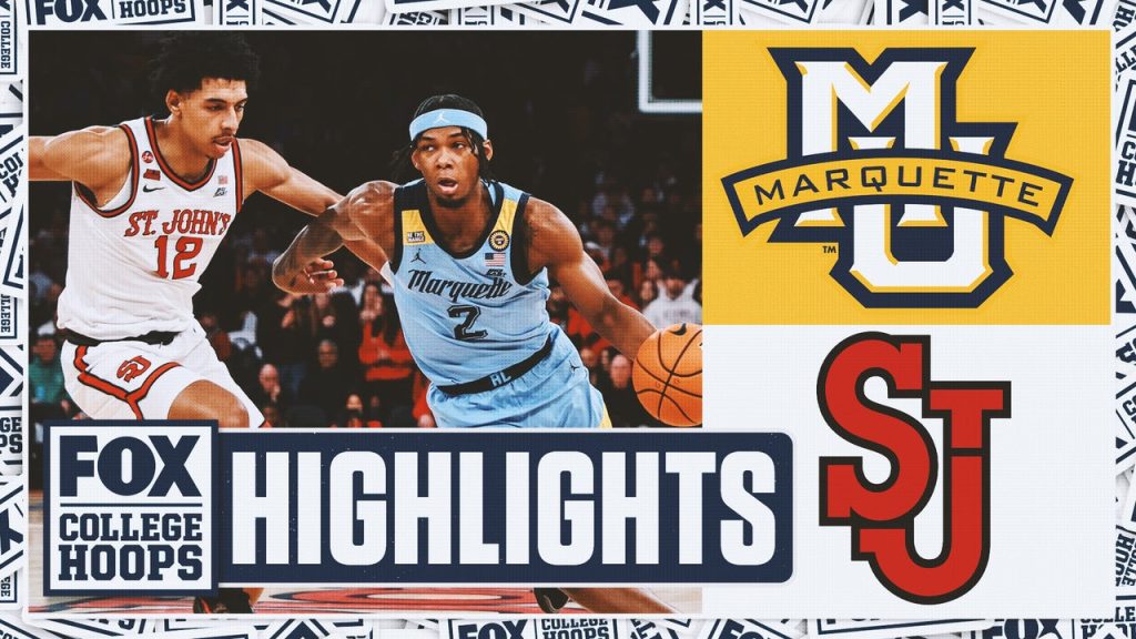 11 Marquette Golden Eagles vs. No. 12 St. John’s Red Storm Sorotan | Fox College Hoops