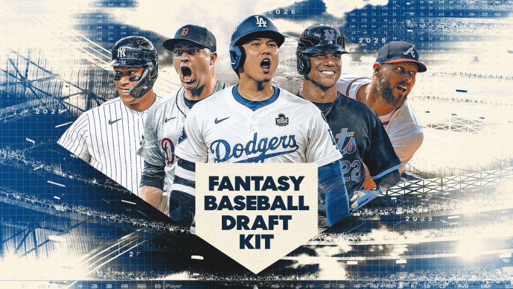 2025 Fantasy Baseball Draft Kit: Peringkat, tidur dan banyak lagi