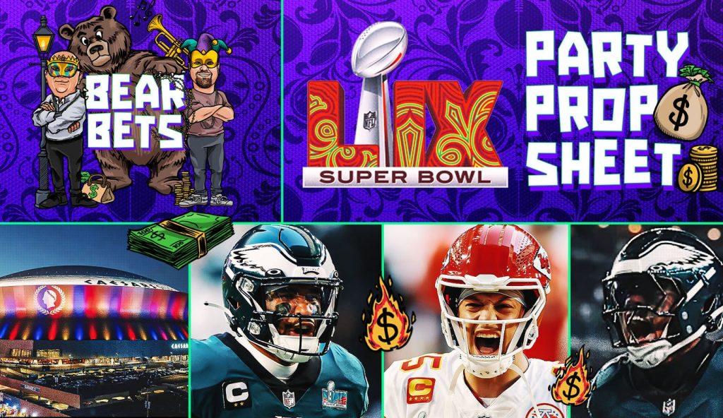 2025 Super Bowl: Chris ‘The Bear’ Fallica’s Party Prop Sheet and Picks