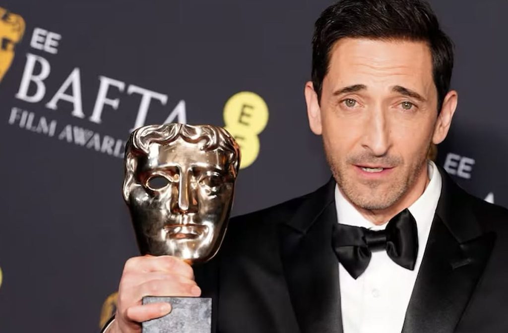 Adrien Brody Raih Bafta UNTUK AKtor Terbaik Berkat The Brutalist