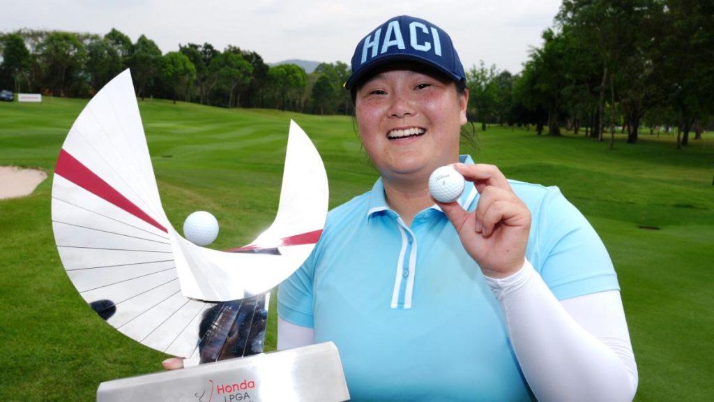 Angel Yin menetapkan rekor skor LPGA 72-hole dalam memenangkan acara tur kedua di Thailand