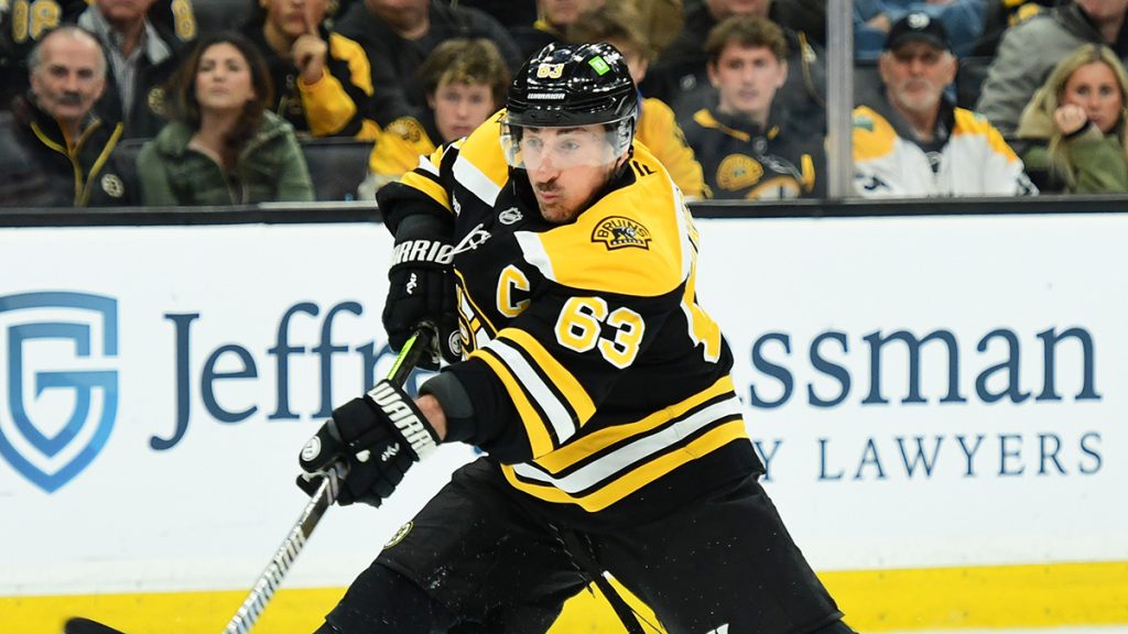 Brad Marchand bereaksi terhadap rumor perdagangan saat Bruins berjuang