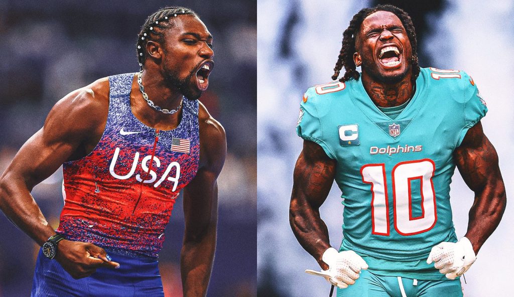 Dolphins Speedster Tyreek Hill, Juara Olimpiade Noah Lyles setuju untuk balapan