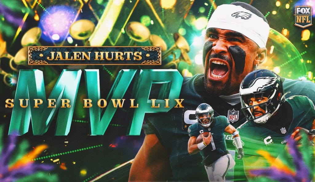 Eagles QB Jalen Hurts memenangkan MVP Super Bowl Lix dengan kinerja 3 TD